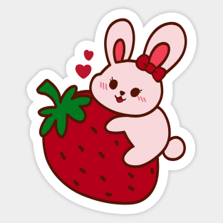 Bunny buddies : A berry sweet hug Sticker